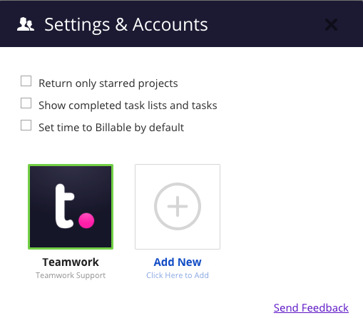 teamwork timer chrome