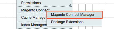 Go to System → Magento Connect → Magento
    Connect Manager