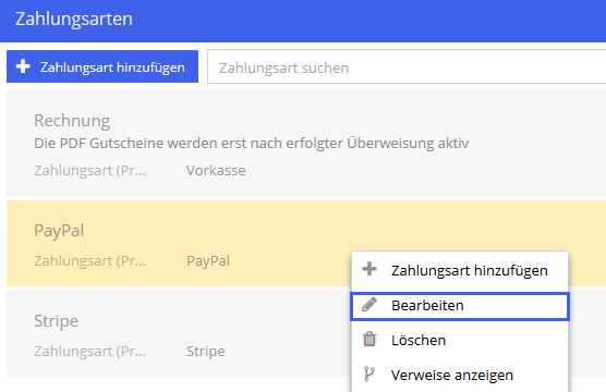 Zahlungsmethode Paypal Zahlungsmethode Paypal