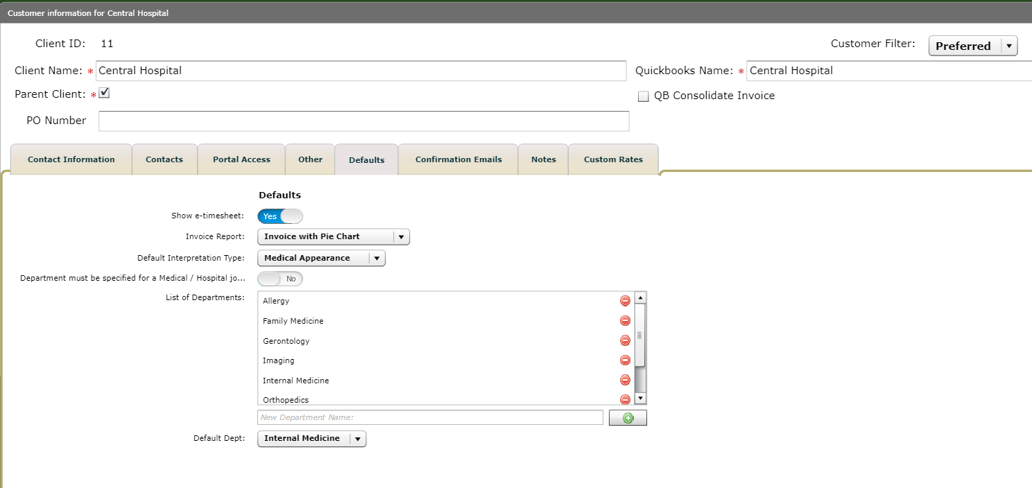 How To Configure And Use Medical Department List Lsp Ware